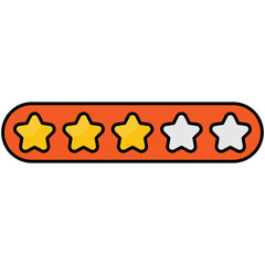 Stars Rating Icon