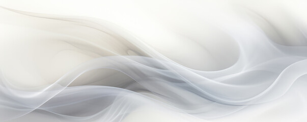 Abstract soft waiving lines smoke background in white and blue colour