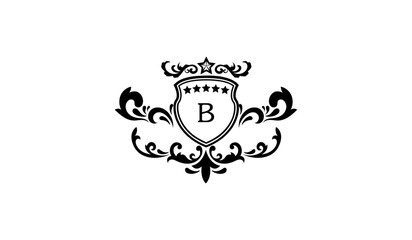Luxury Crown Leaves Logo B