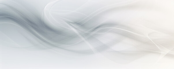 Obraz premium Abstract soft waiving lines smoke background in white and blue colour