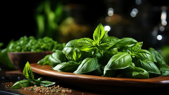 Aromatic Fresh Herbs Spices On Black , Background Images , Hd Wallpapers, Background Image