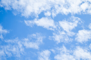 blue sky with cloud background