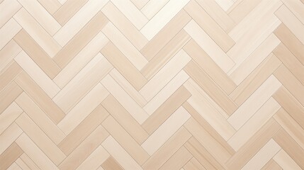 Close-up view of a light-colored maple herringbone parquet floor showcasing impeccable craftsmanship and precision. A high-end, elegant, and stylish flooring design for modern home