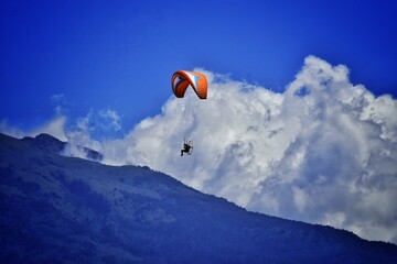 Paragliding is one of the extreme sports of Indonesian society which takes off from the peak of...