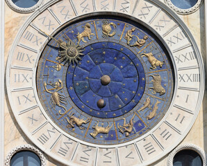 Torre dell Orologio - St Mark s clocktower in Venice, Italy