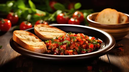 Fotobehang background sauce italian food image illustration pasta pizza, tomato garlic, olive parmesan background sauce italian food image © vectorwin