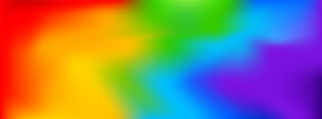 Rainbow color gradient background. Smooth and blurry colorful gradient mesh background bright rainbow colors.