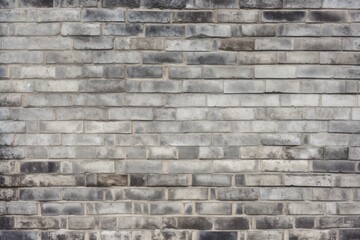 Old grey brick wall texture background. Grey brick wall texture background.

 Generative AI