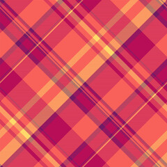 Texture textile seamless of fabric vector plaid with a background check tartan pattern. - obrazy, fototapety, plakaty