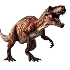 Obraz premium Rex dinosaur isolated on transparent background