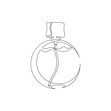 minimalist perfume bottle line drawing clip art preview