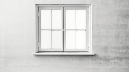 White plastic window