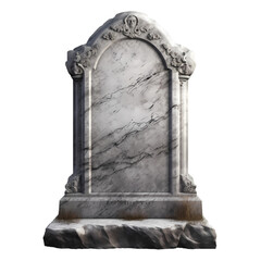 Tombstone tombstone isolated on transparent background