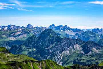 Fototapeta na wymiar Allgäu Alps, Oberstdorf, Bavaria, Germany, Europe.