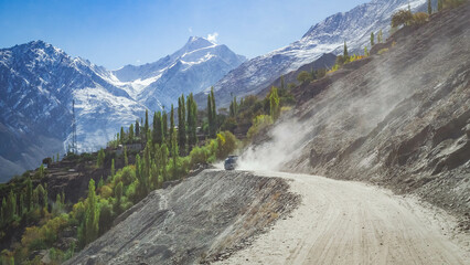 Karakoram highway, the dream route for professional travelers.