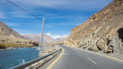 Karakoram highway, the dream route for professional travelers.