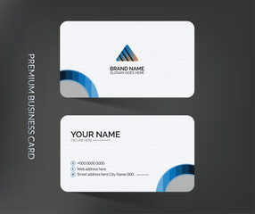 Elegant simple and clean business card tempalte design