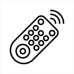 remote control icon vector design template simple and clean