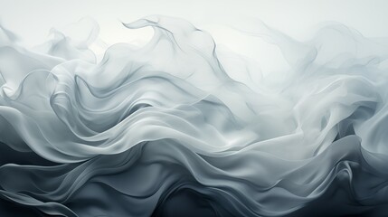 Ethereal Smokey Liquid Abstraction
