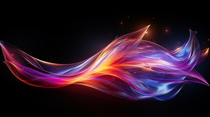 Colorful Abstract Fire Dance