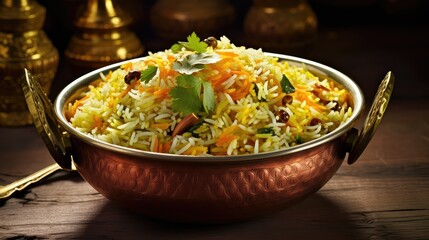 restaurant bowl indian food vegetarian illustration dinner lunch, dish traditional, pakistani biryani restaurant bowl indian food vegetarian - obrazy, fototapety, plakaty