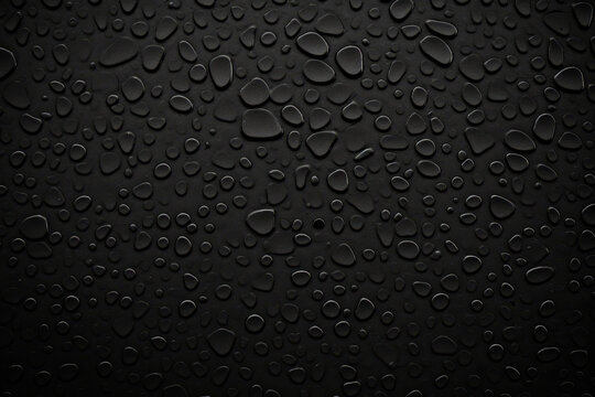 Fondo oscuro con gotas de agua.