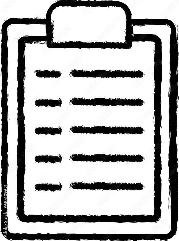 Poster contract vector icon in grunge style