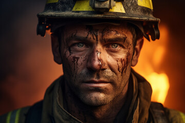 Picture of professional skilled experienced man made with generative ai technology