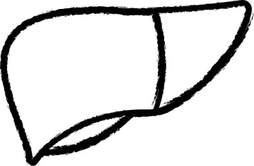 health, anatomy, detoxification, hematology vector icon in grunge style