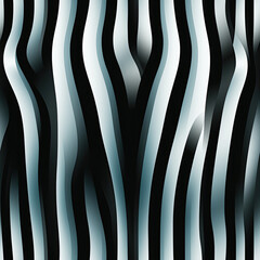 wavy abstract pattern texture with black and white waves lines on monochrome background