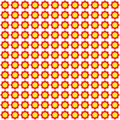 abstract geometric red yellow pattern art can be used background.