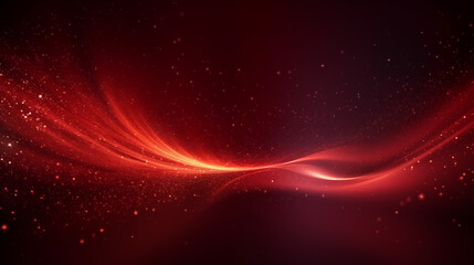 red wave and abstract background