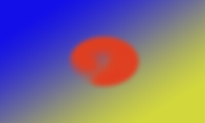 Colorful abstract background and red circle in the center.