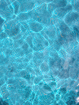 Blue  pool texture with rippled water
