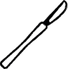 blade vector icon in grunge style