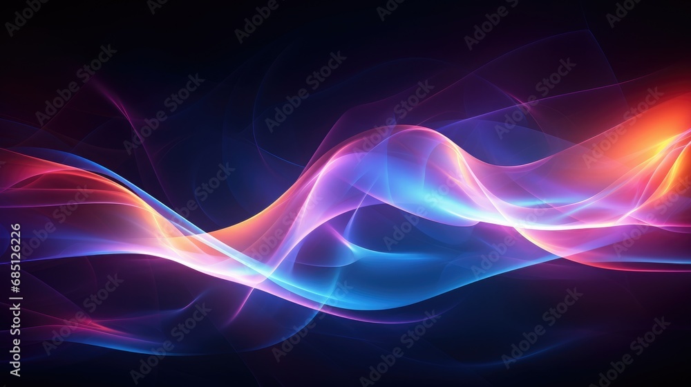 Wall mural Energy Light Lines Flow