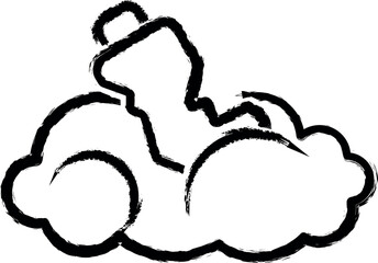 plastic, bottle, beverage vector icon in grunge style