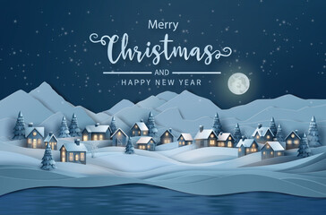 Merry Christmas and Happy New Year . - 685135429