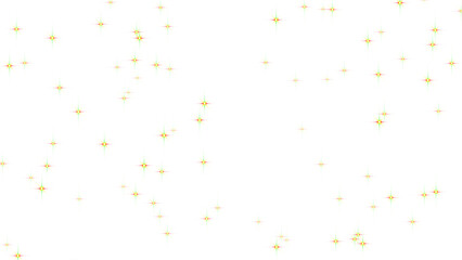png christmas fairy star glitters on transparent background, design element
