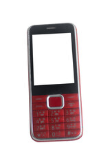 mobile phone isolated on white