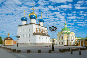 Fototapeta na wymiar Tver, Spaso-Preobrazhensky Cathedral on Sovetskaya Street