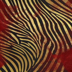 African background. Modern backdrop with zebra skin prints. Scrapbook paper design