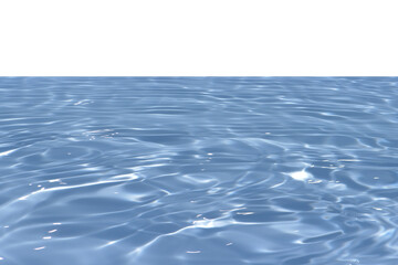 Bluewater bubbles on the surface ripples. Defocus blurred transparent white-black colored clear...