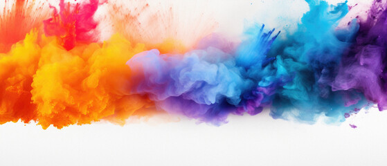 Fototapeta premium Colorful cloud of ink in water. Abstract background for design .