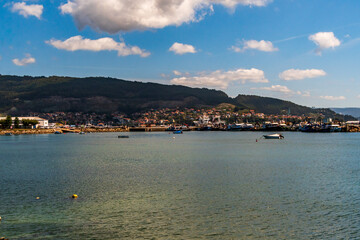 Paisaje en el municipio de Moaña.