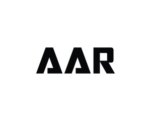 AAR logo design vector template