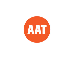 AAT logo design vector template