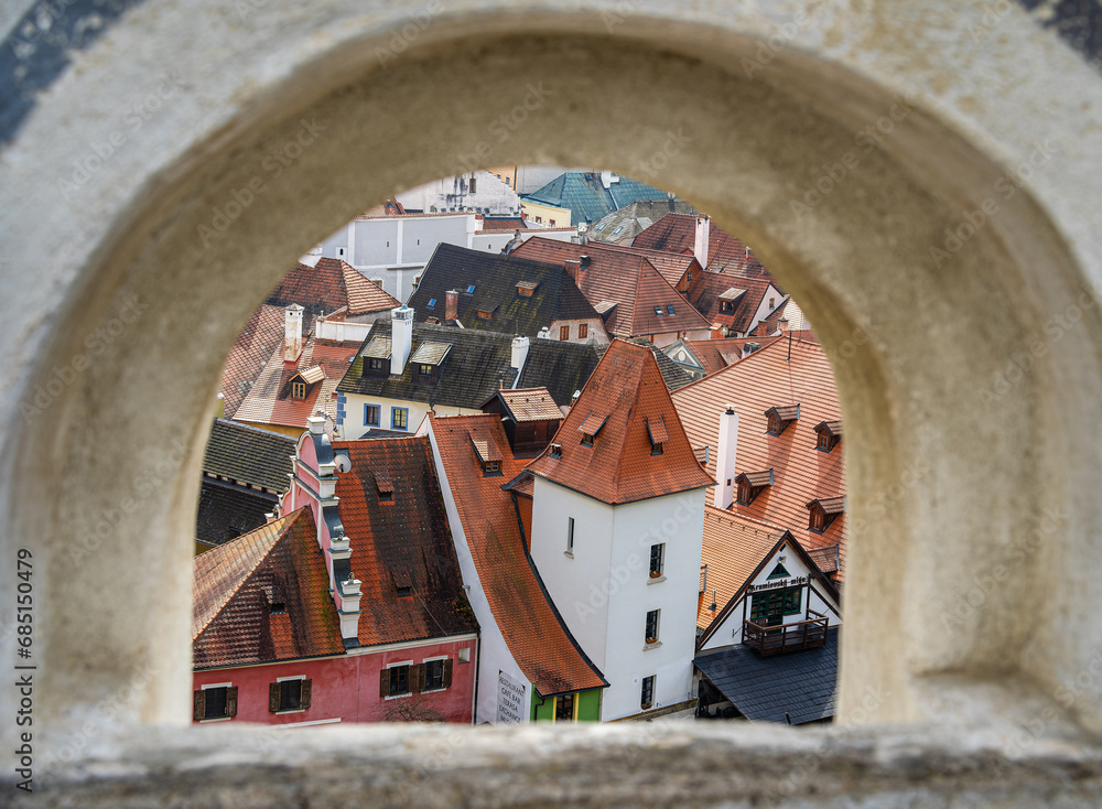 Canvas Prints cesky krumlov, czech republic, hdr image