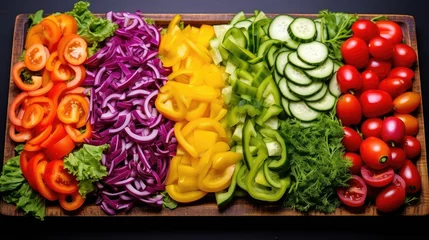  background salad healthy food rainbow illustration vegetable fresh, organic nutritious, diet delicious background salad healthy food rainbow © vectorwin