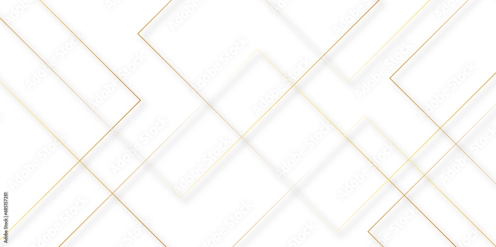 Poster modern minimal and clean white gold background with geometrical and white with triangle background, 